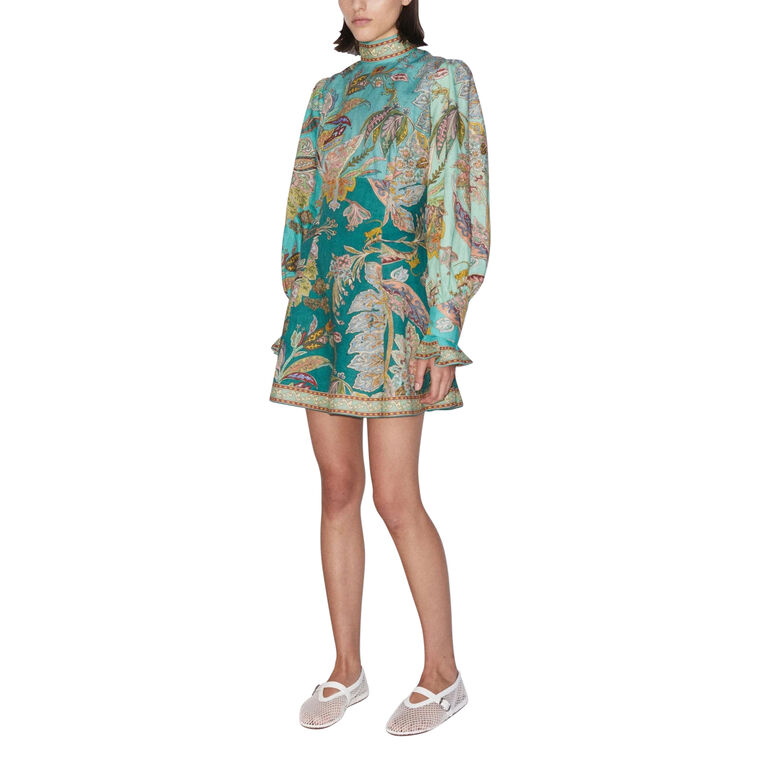 Franca Long Sleeve Mini Dress image number null