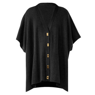 Sapphire Oversized Knit Poncho