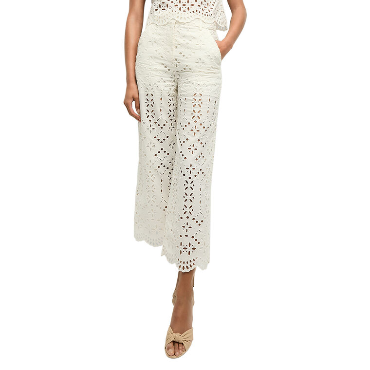 Kemper Cotton Eyelet Pant image number null