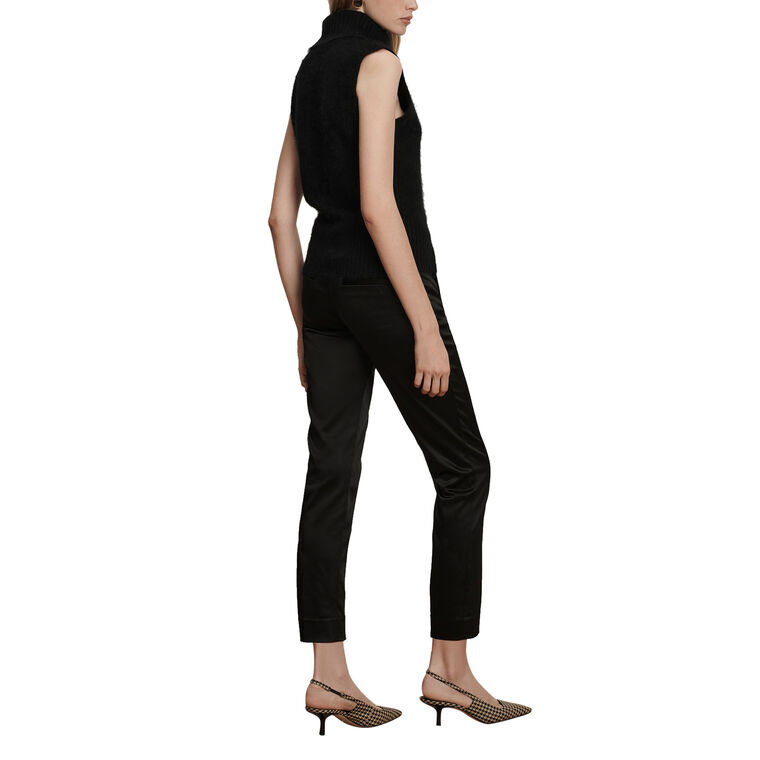 Stila Slim Satin Cropped Pant image number null