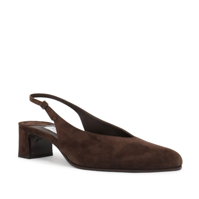 Eyla 45mm Suede Slingback Pump image number null