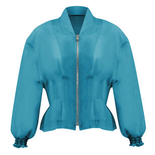 Nipped Waist Bomber Jacket