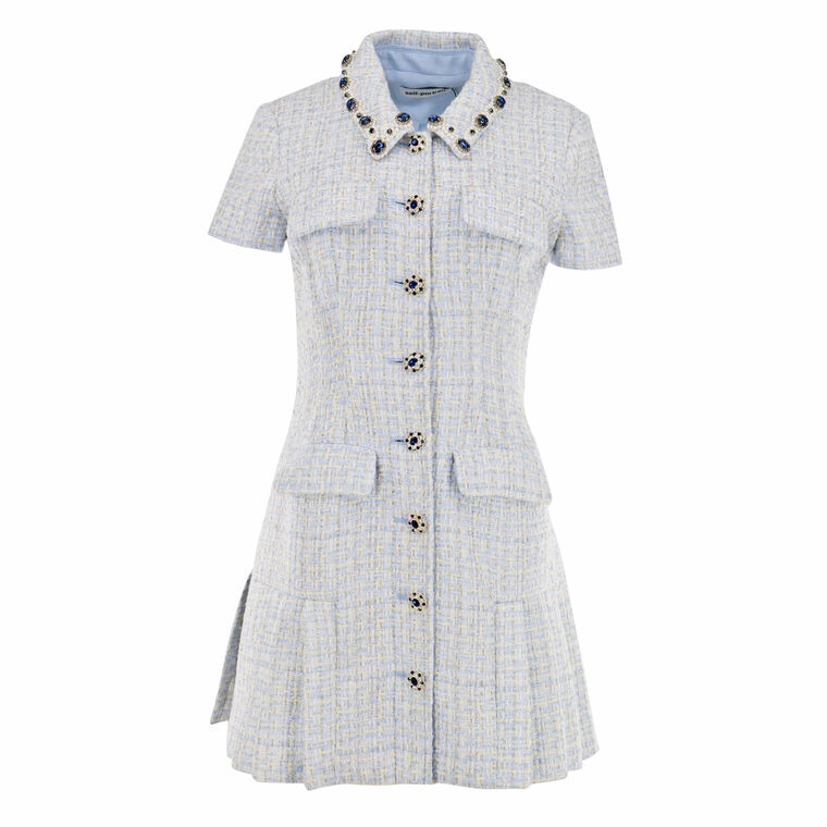 Boucle Mini Dress image number null
