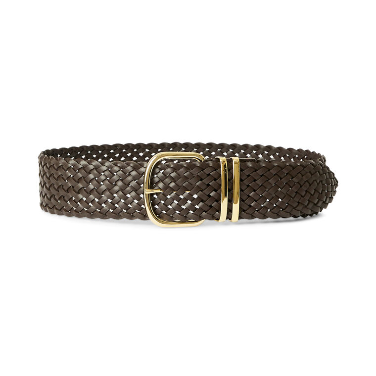 Alexander Woven Leather Belt image number null