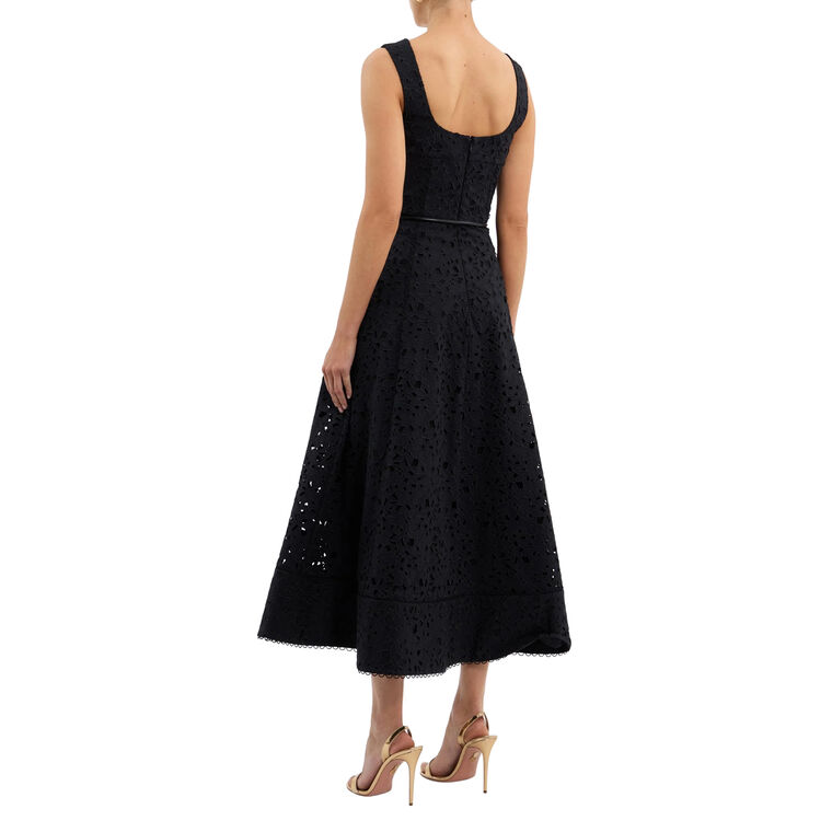 Kitsu Strap Sleeveless Midi Dress image number null