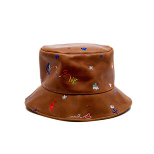B 612 Leather Bucket Hat