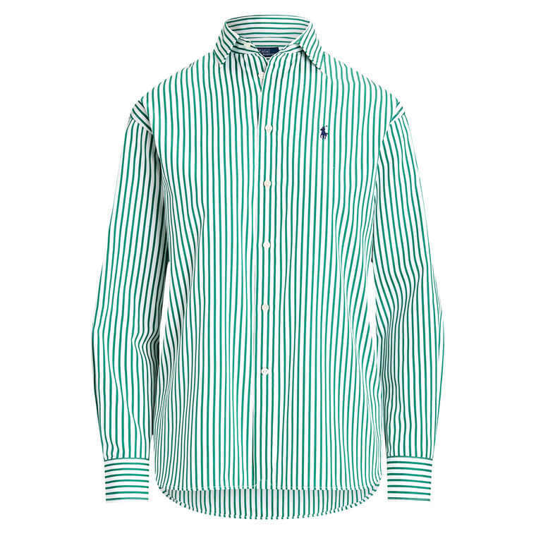 Relaxed Fit Striped Cotton Shirt image number null