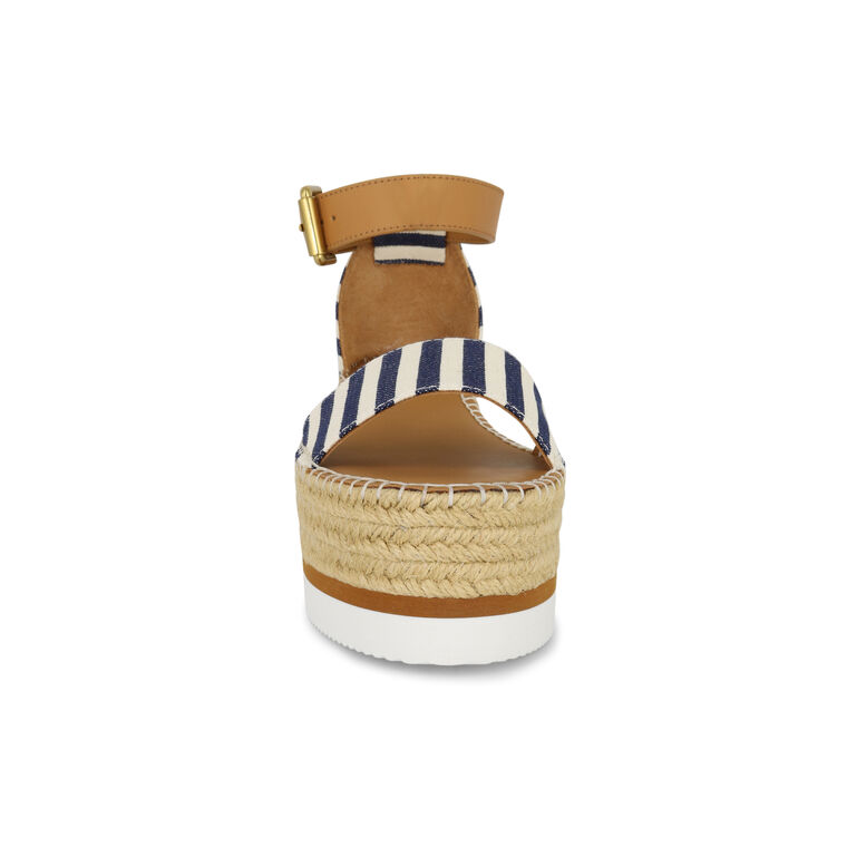 Glyn Stripe Flatform Espadrille Sandal image number null