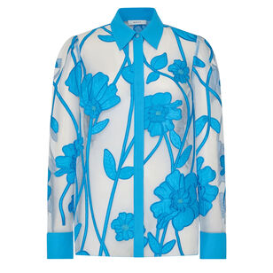Ashton Grand Fleur Embroidered Long Sleeve Top