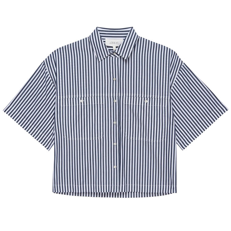 The Atlas Striped Shirt image number null