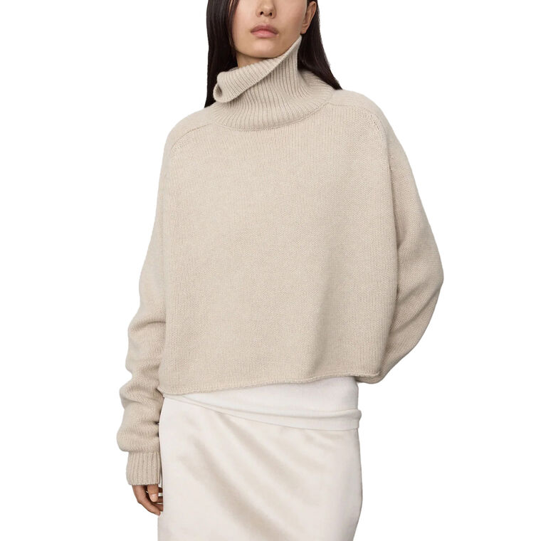 Cathie Cashmere High Neck Sweater image number null
