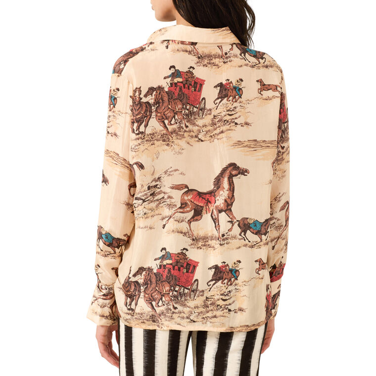 Dana Cowboy Silk Shirt image number null