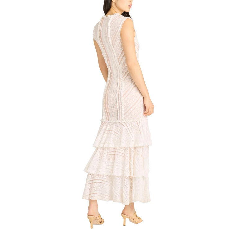 Maceio Sleeveless Lace Midi Dress image number null
