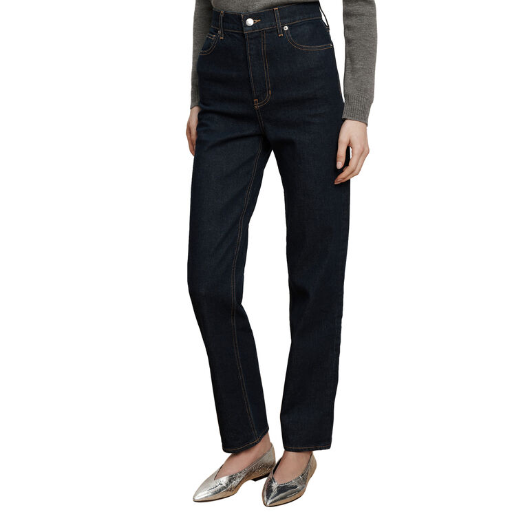 Leah Mid-Rise Straight-Leg Jean image number null