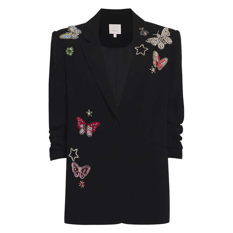 Butterfly Embellished Kylie Blazer image number null