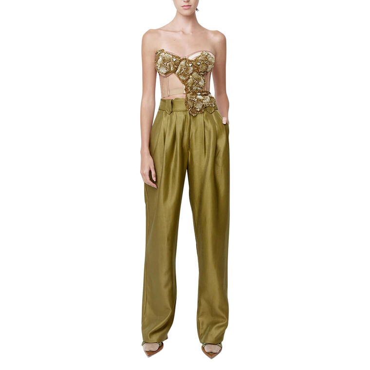 Pachama Structured Wide-Leg Pant image number null