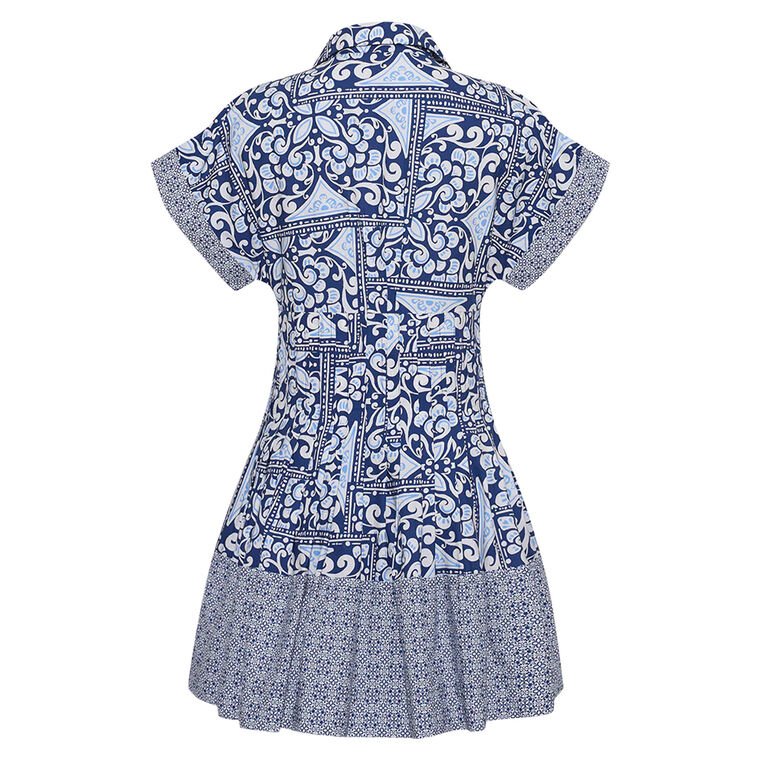 Nash Short Sleeve Mini Shirt Dress image number null
