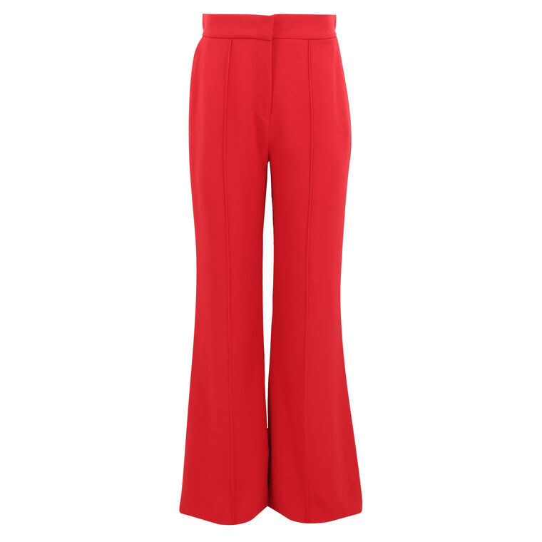 Flared Crepe Pant image number null