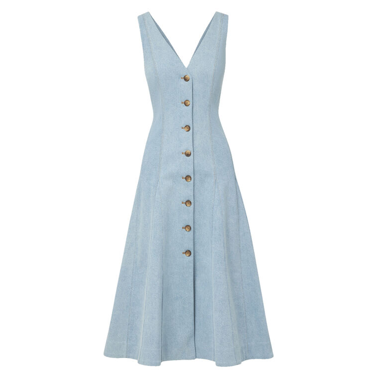 Lou Pleated Midi Dress image number null