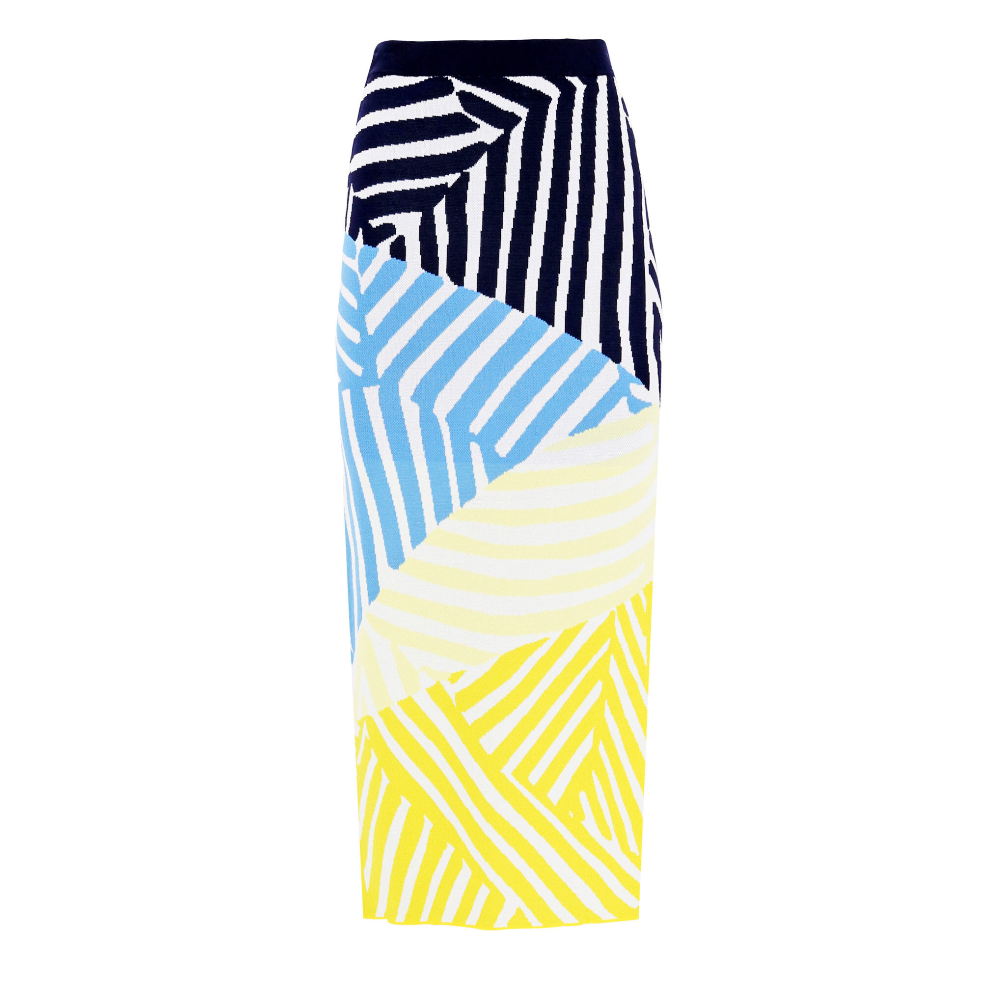 Giovanni Knit Striped Maxi Skirt