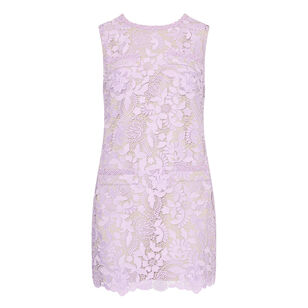 3D Garden Lace Sleeveless Mini Dress