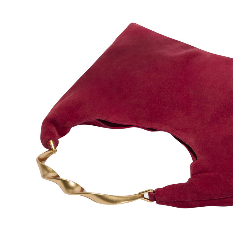 Nixi Suede Hobo Bag image number null