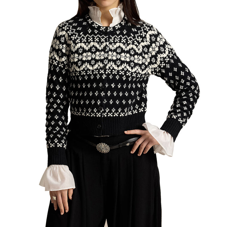 Fair Isle Crewneck Sweater image number null
