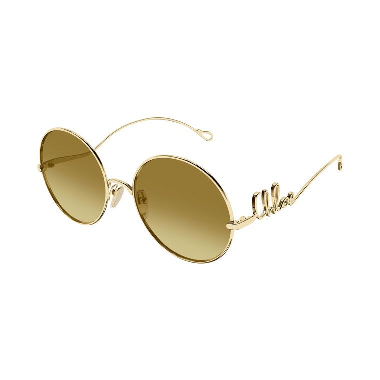 Round Metallic Sunglasses image number null