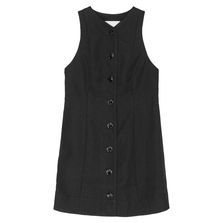 Light Twill Suiting Mini Dress image number null