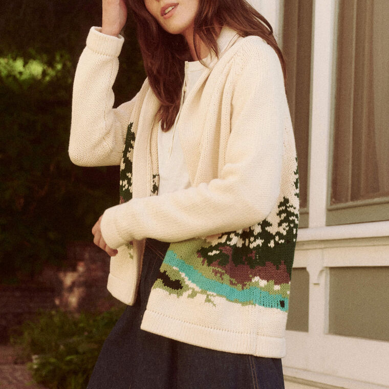 The Camp Lodge Cardigan image number null