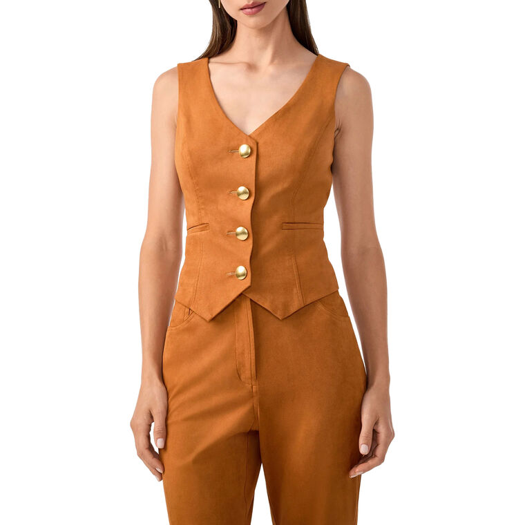 Kofi 2 Suede Vest image number null