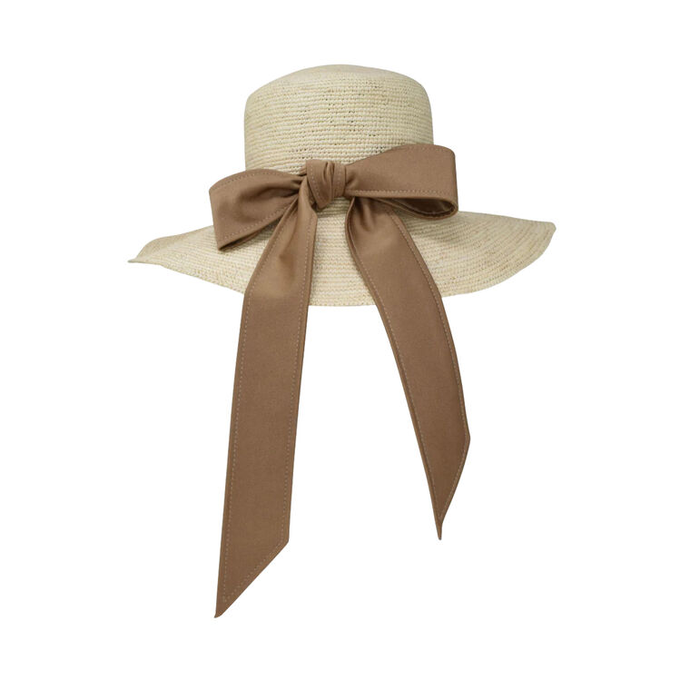 June Packable Raffia Hat image number null