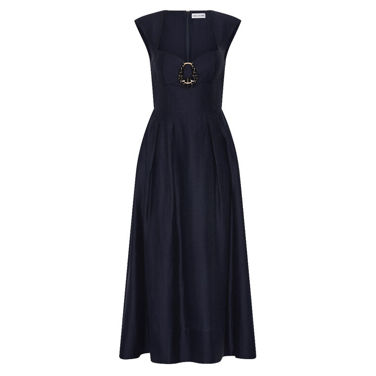 Serenity Cap Sleeve Midi Dress image number null