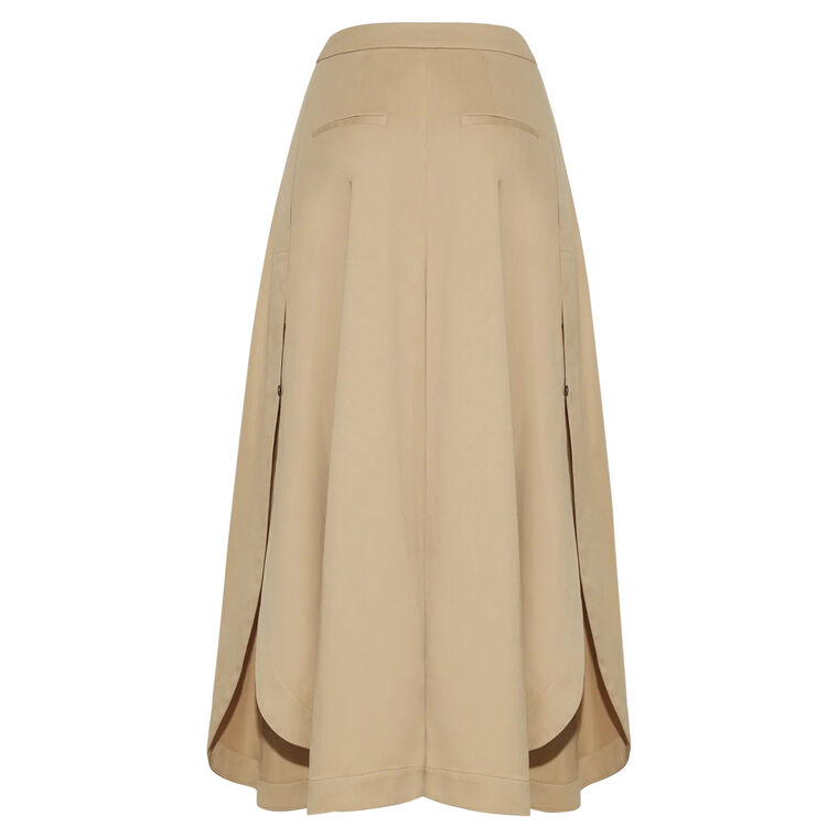Athena Voluminous Cropped Pant In Cotton Twill image number null