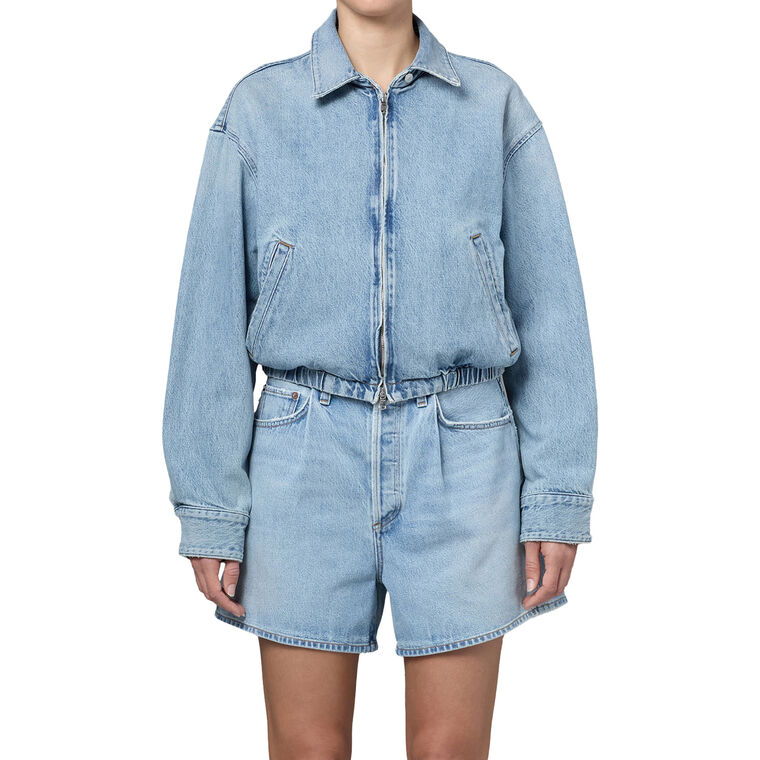 Nile Denim Bomber Jacket image number null
