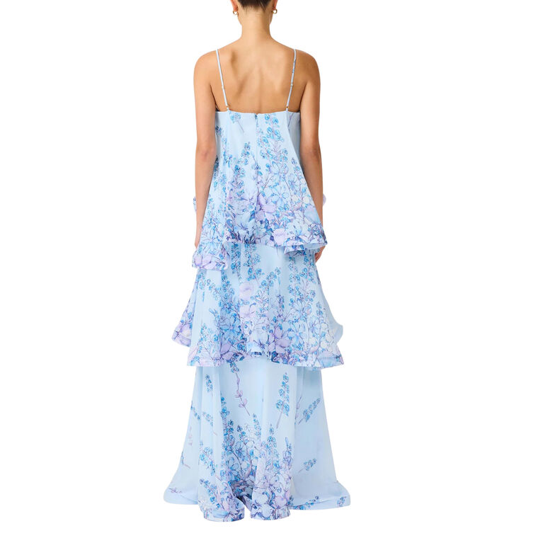 Armani Sleeveless Tiered Maxi Dress image number null