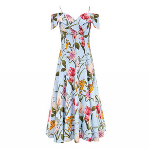 Minnie Off-The-Shoulder Midi Dress