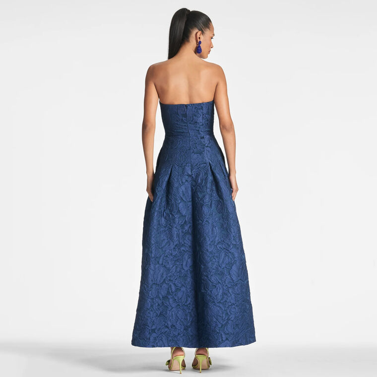 Belle Embroidered Bodice Gown image number null