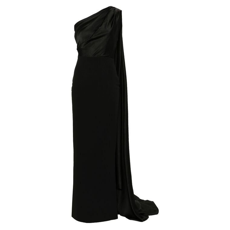Yeva One Shoulder Maxi Dress image number null