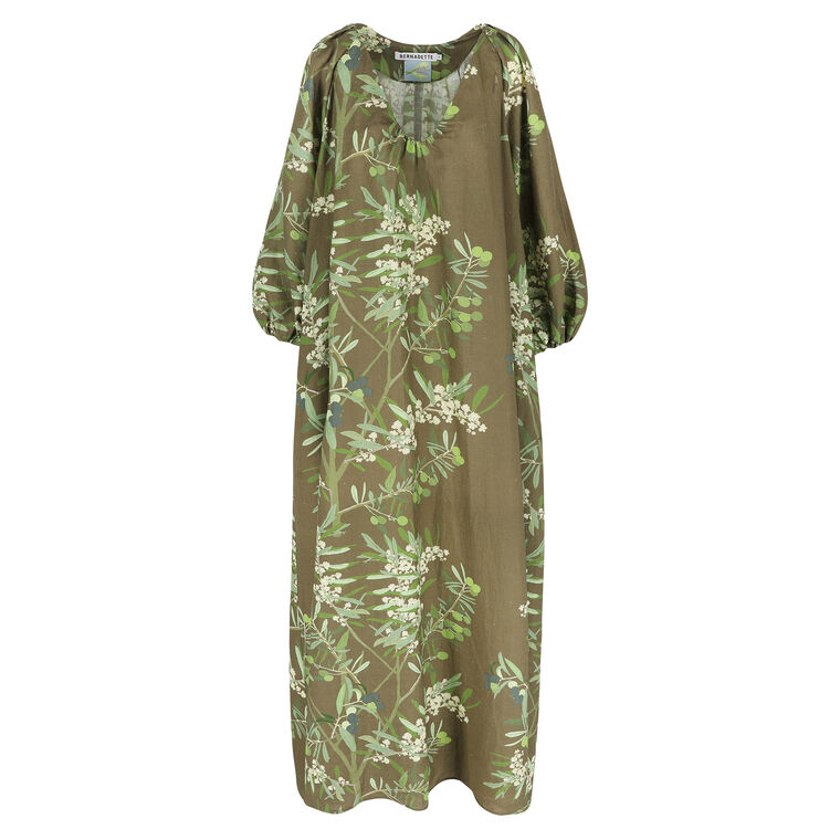 Georgio Oliver Tree V-Neck Maxi Dress image number null