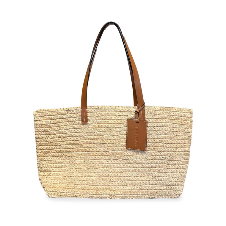 Savannah Raffia Tote Bag image number null