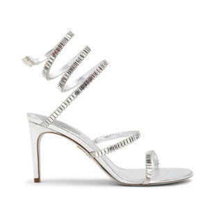 Cleo Rhinestone Embellished Ankle Wrap Sandal