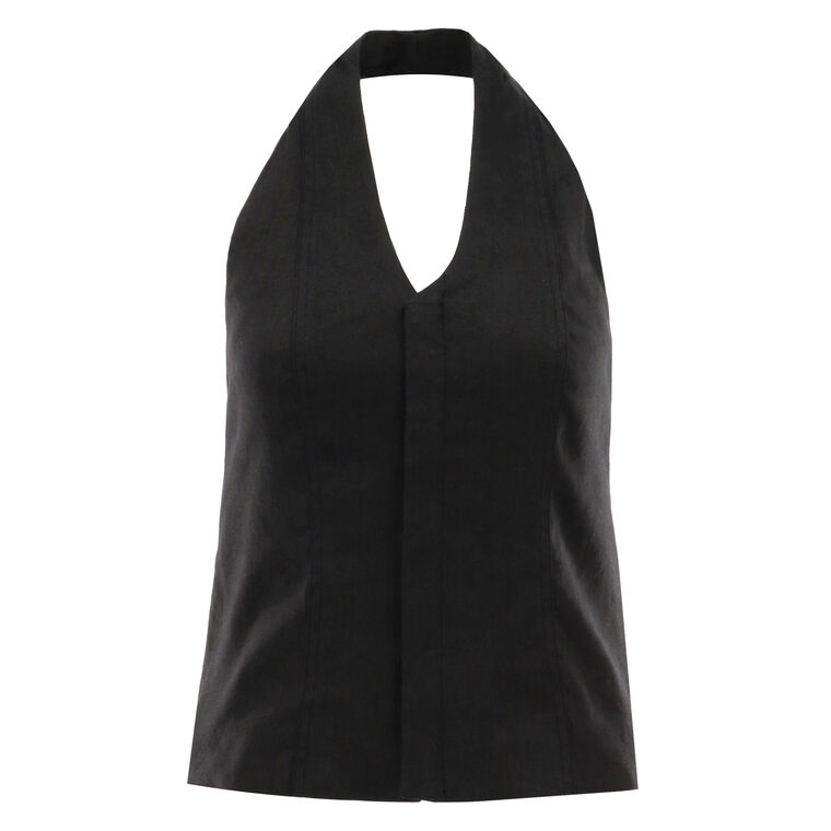 Cora Sleeveless Linen Top image number null