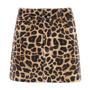 Chloe Leopard Mini Skirt