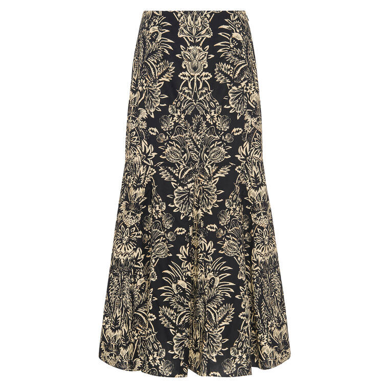 Clarisse Trumpet Midi Skirt image number null