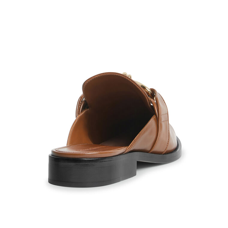 Astaire Knot-Accented Leather Mule image number null