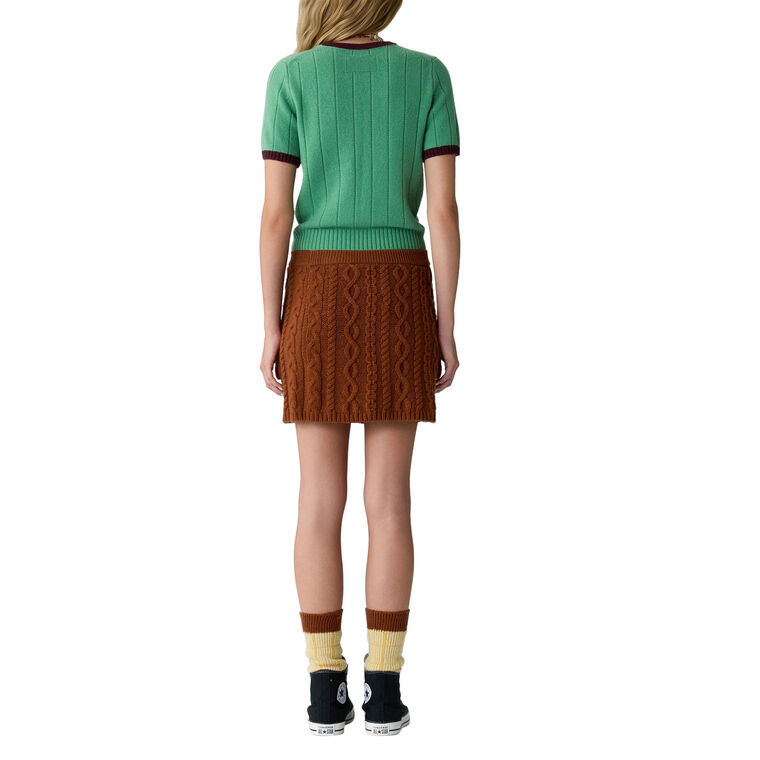 Cable Mini Skirt image number null