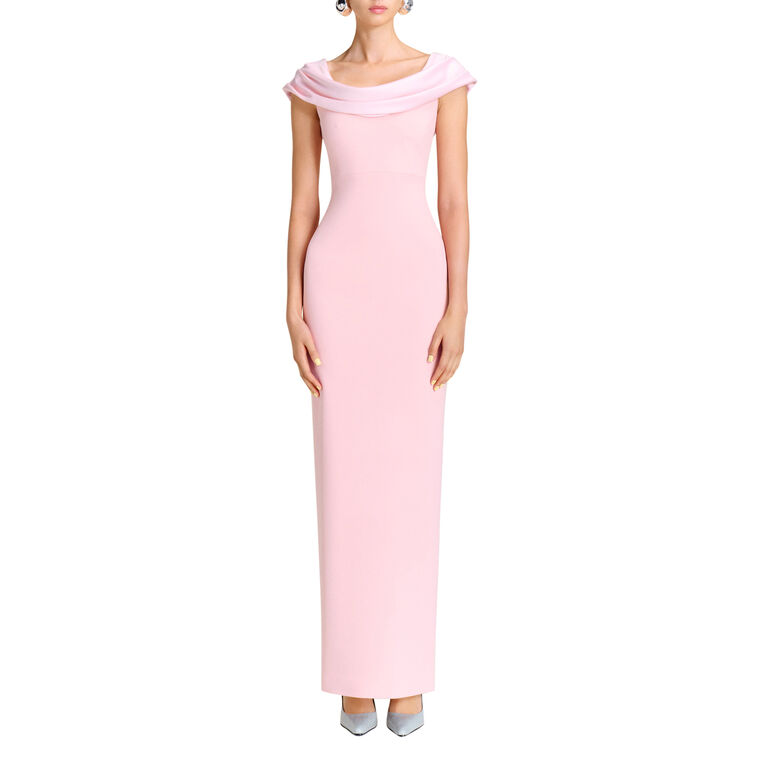 Adele Draped Off-The-Shoulder Maxi Dress image number null