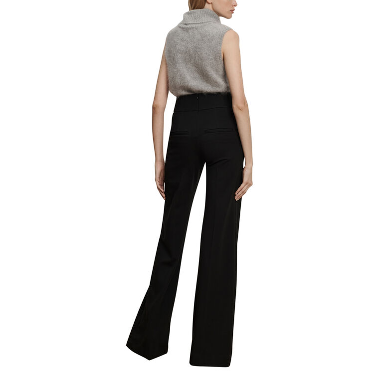 Kalinda High-Rise Wide-Leg Ponte Pant image number null