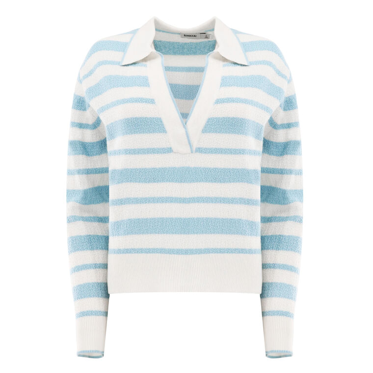Miller Long Sleeve Polo Sweater image number null
